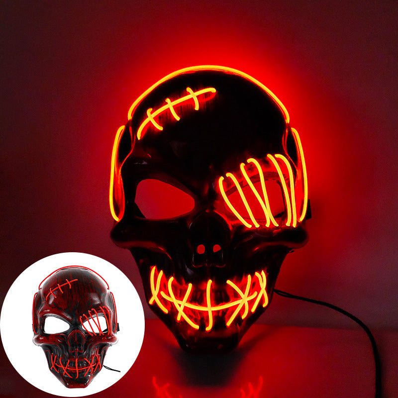 LED One-Eyed Pirate Halloween Mask