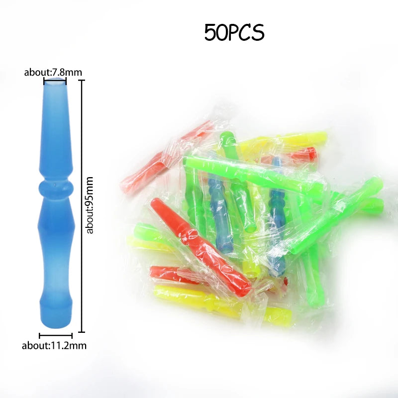 Disposable Hookah Mouth Tips Shisha Mouthpieces A Variety of Size 100pcs 50pcs A Bag Drip Tip Chicha Cachimba Accessories
