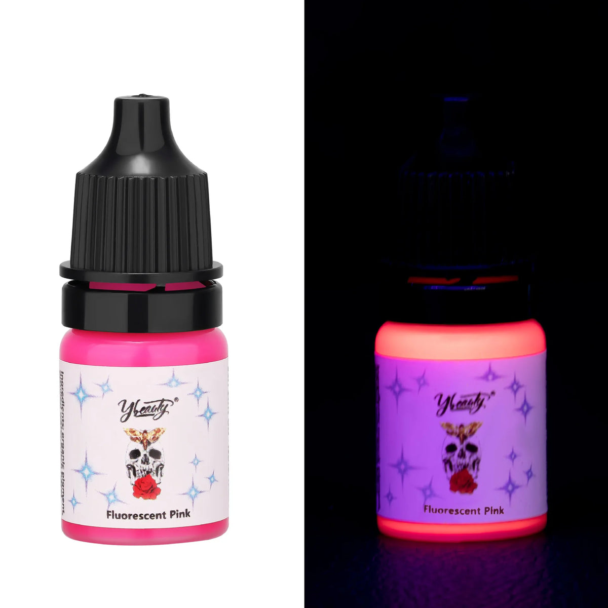 8-Color 5ml Fluorescent UV Tattoo Ink Kit