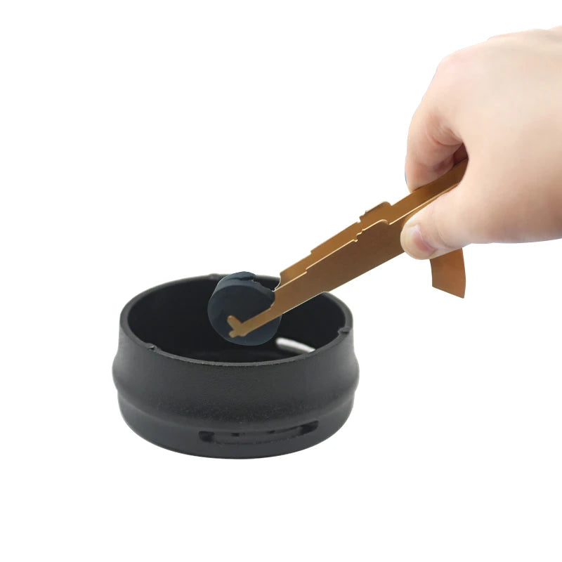 1PC Hookah Clip Narguile New Design Charcoal Tweezers Pliers Chicha Shiaha Metal Accessories