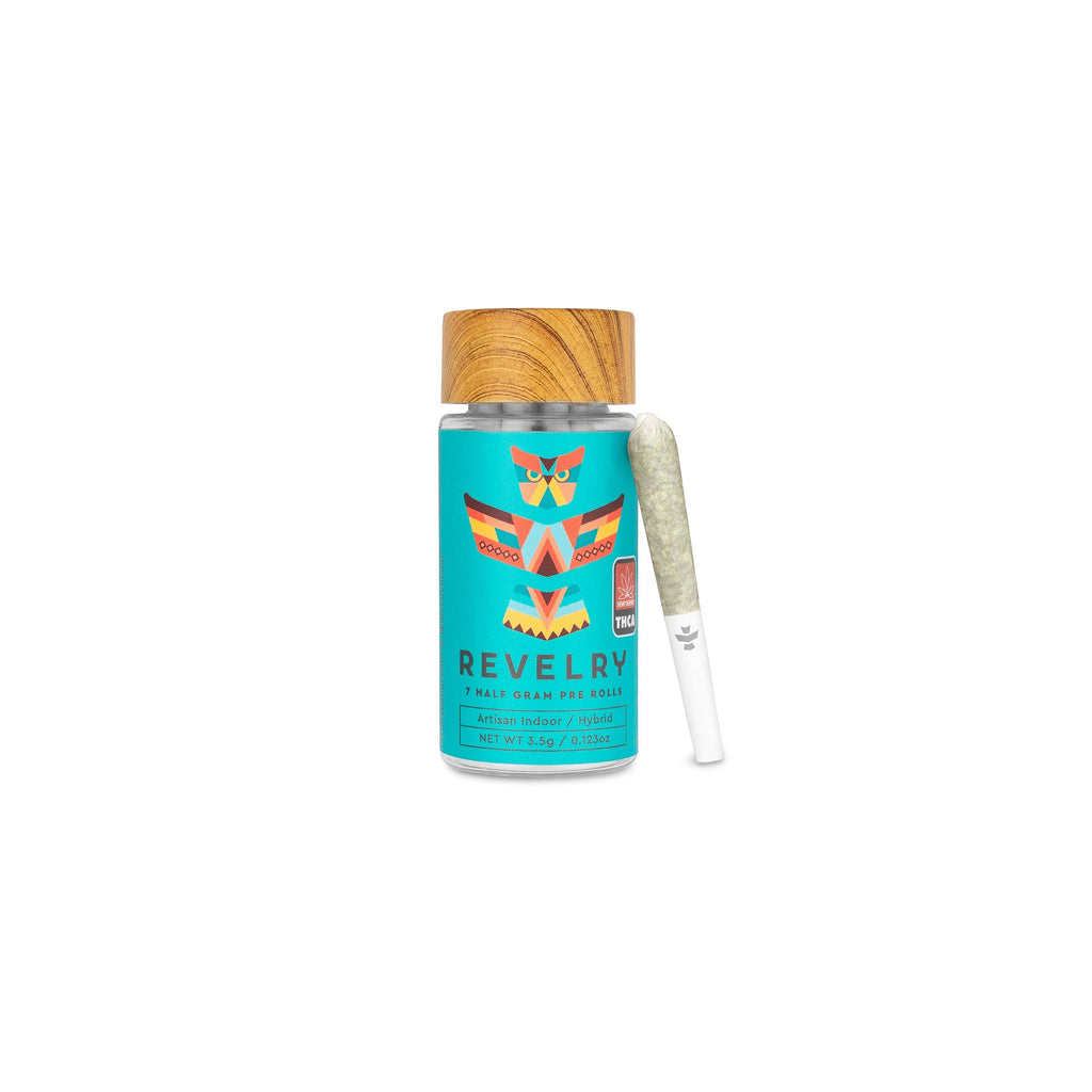 Revelry Passion Fruit Punch THCA Pre Rolls 7 Pack