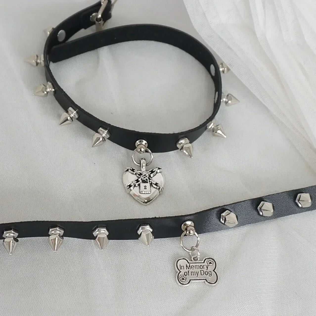 Harajuku Rivets Spike Leather Choker