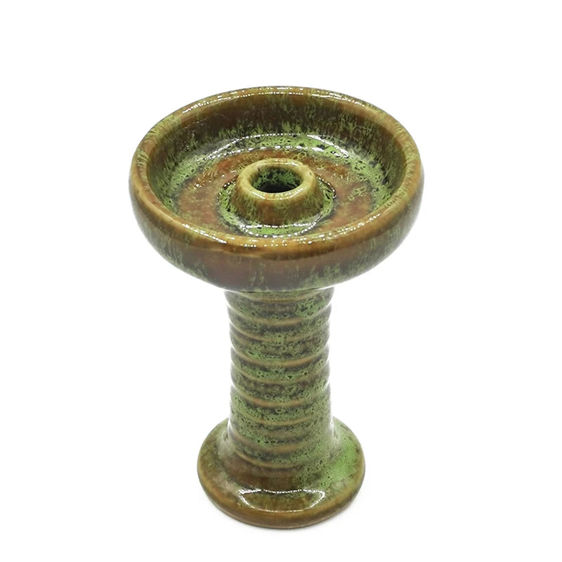 Ceramic Phunnel Hookah Bowl Funnel Hookha Flavor Cup Narguile Accessory Shisha Holder Nargila Container Nargile Parts for Burner