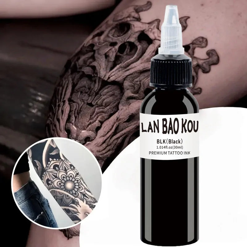 2-Pack 30ml Black Tattoo Ink