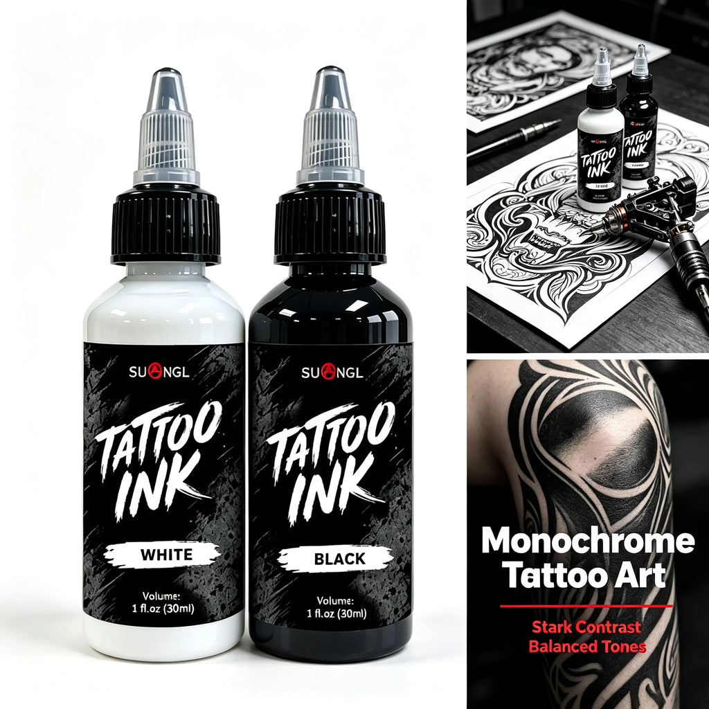 SUANGL 60ml White Tattoo Ink