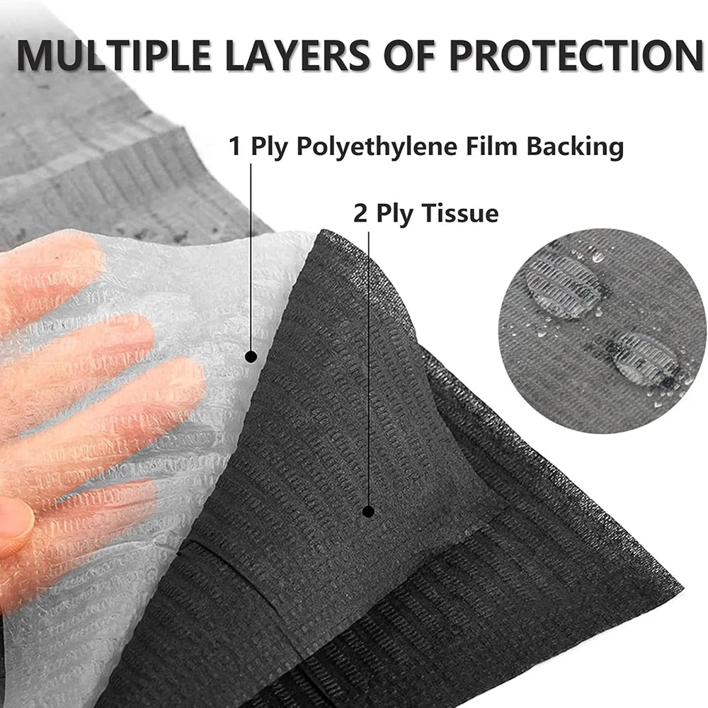 100/50/5pcs Disposable Waterproof Tattoo Clean Pad Wipes Dental
