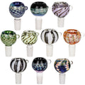 10CT BUNDLE - Roped Honeycomb Fancy Herb Slides - 14mm M