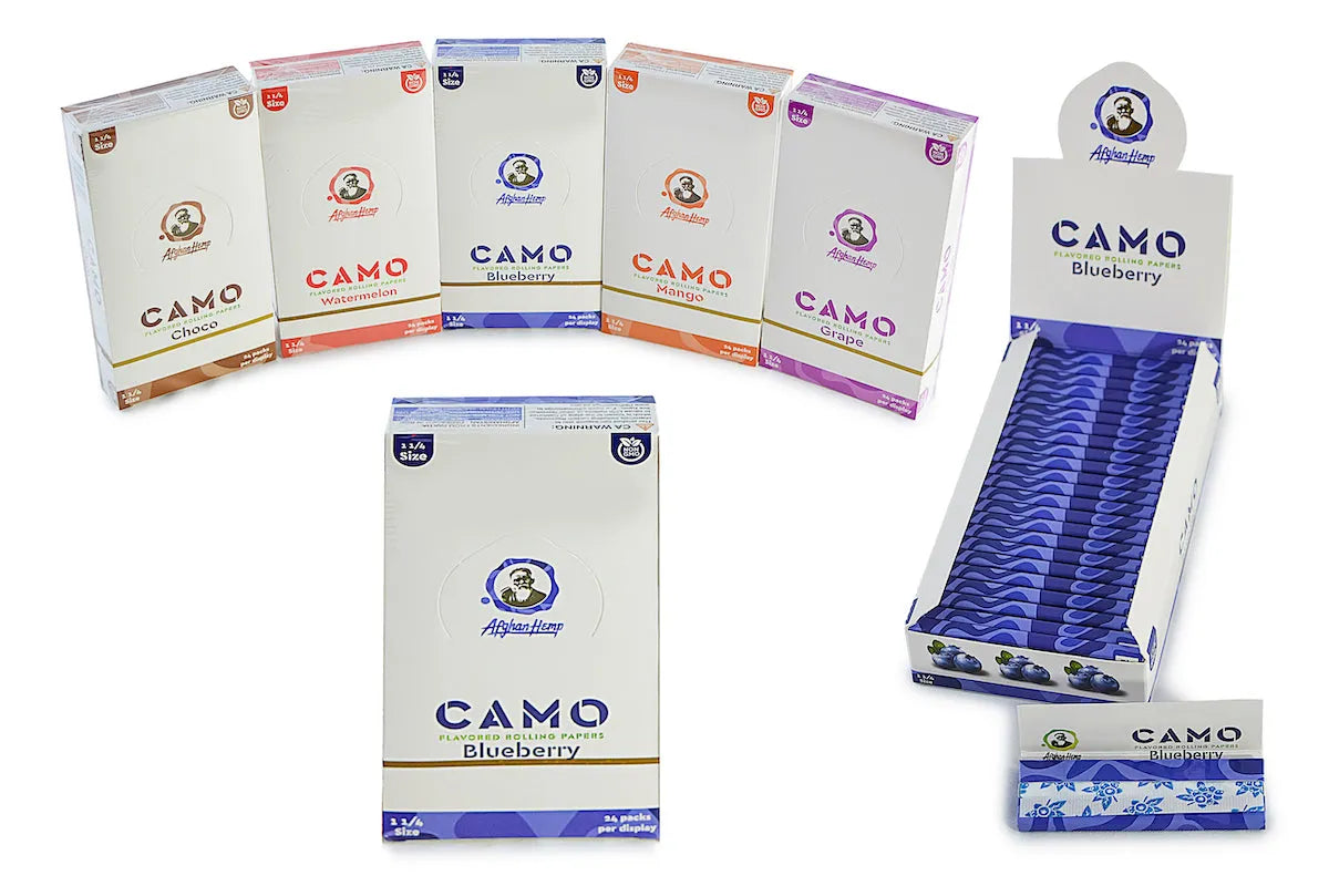 Afghan Hemp CAMO flavored rolling papers