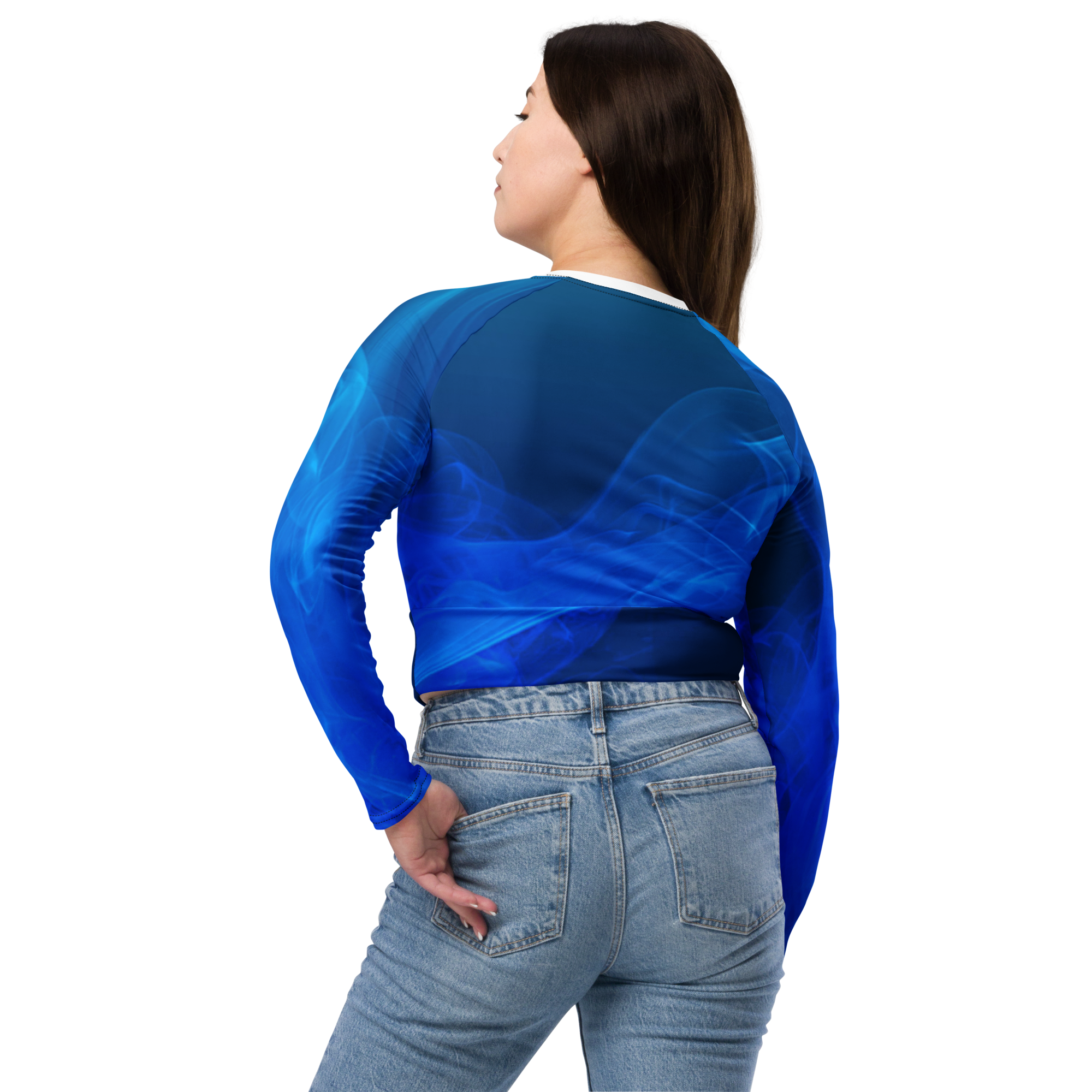 Cloud Baby Long-Sleeve Crop Top