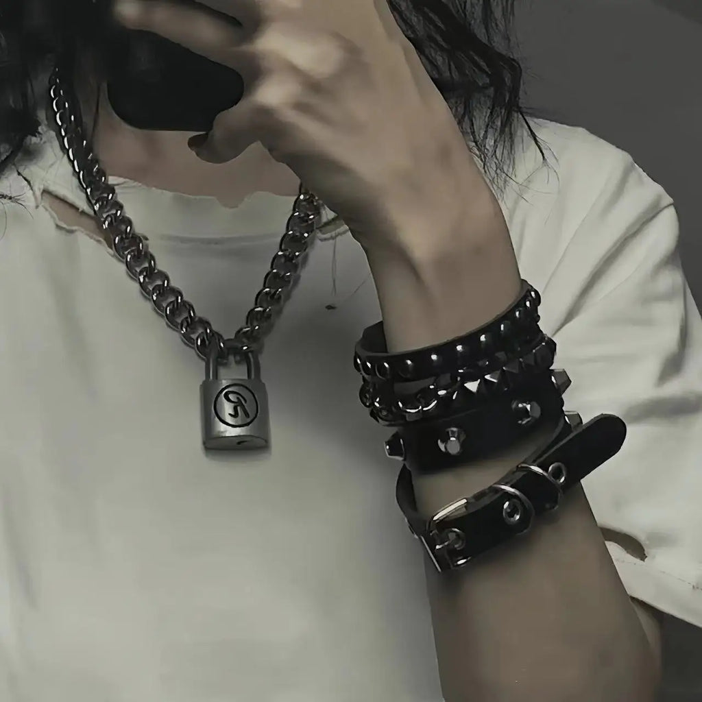3PCS/Set Black Bracelets