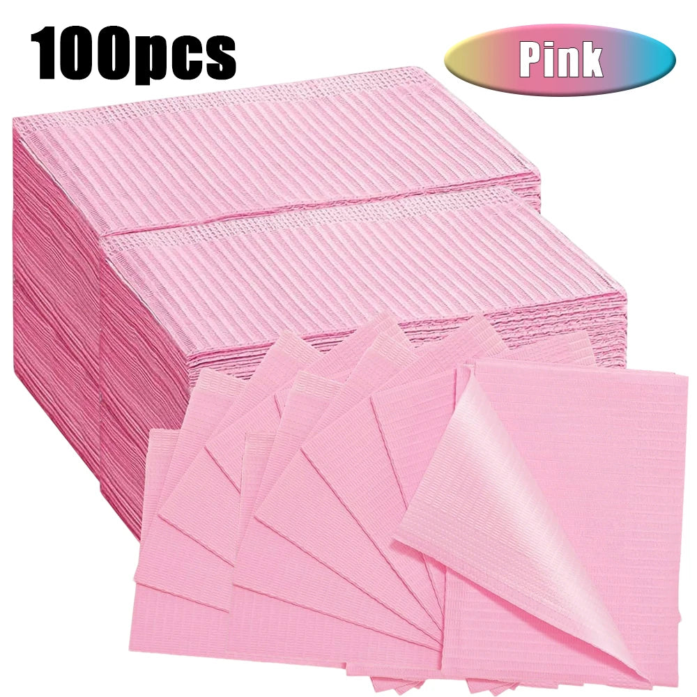 100/50/5pcs Disposable Waterproof Tattoo Clean Pad Wipes Dental