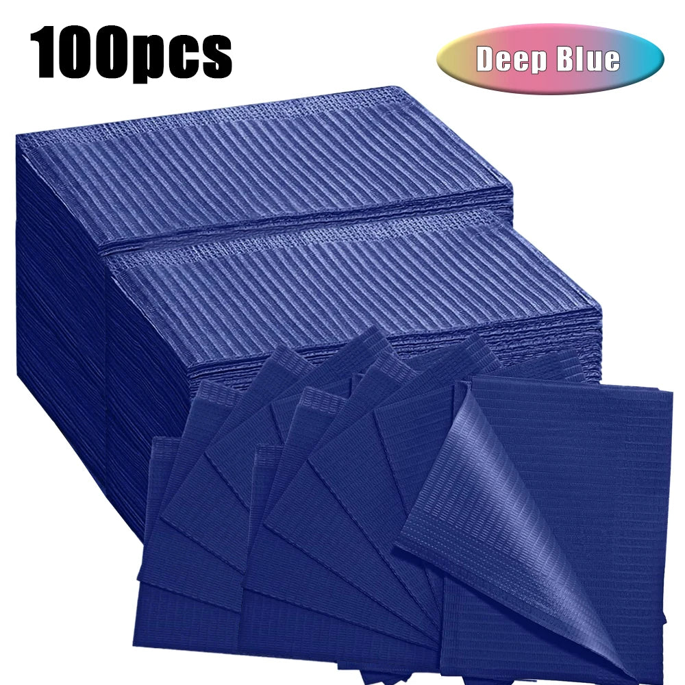 100/50/5pcs Disposable Waterproof Tattoo Clean Pad Wipes Dental