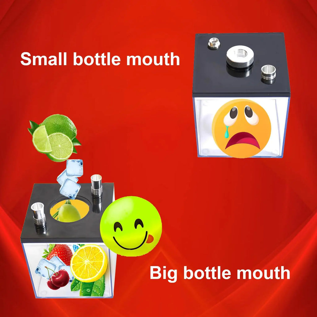 Complete Good Acrylic Hookah Cube Hookah 2 Hose Car Hookah Set Square Portable Mini  Set with All Qicha Accessories