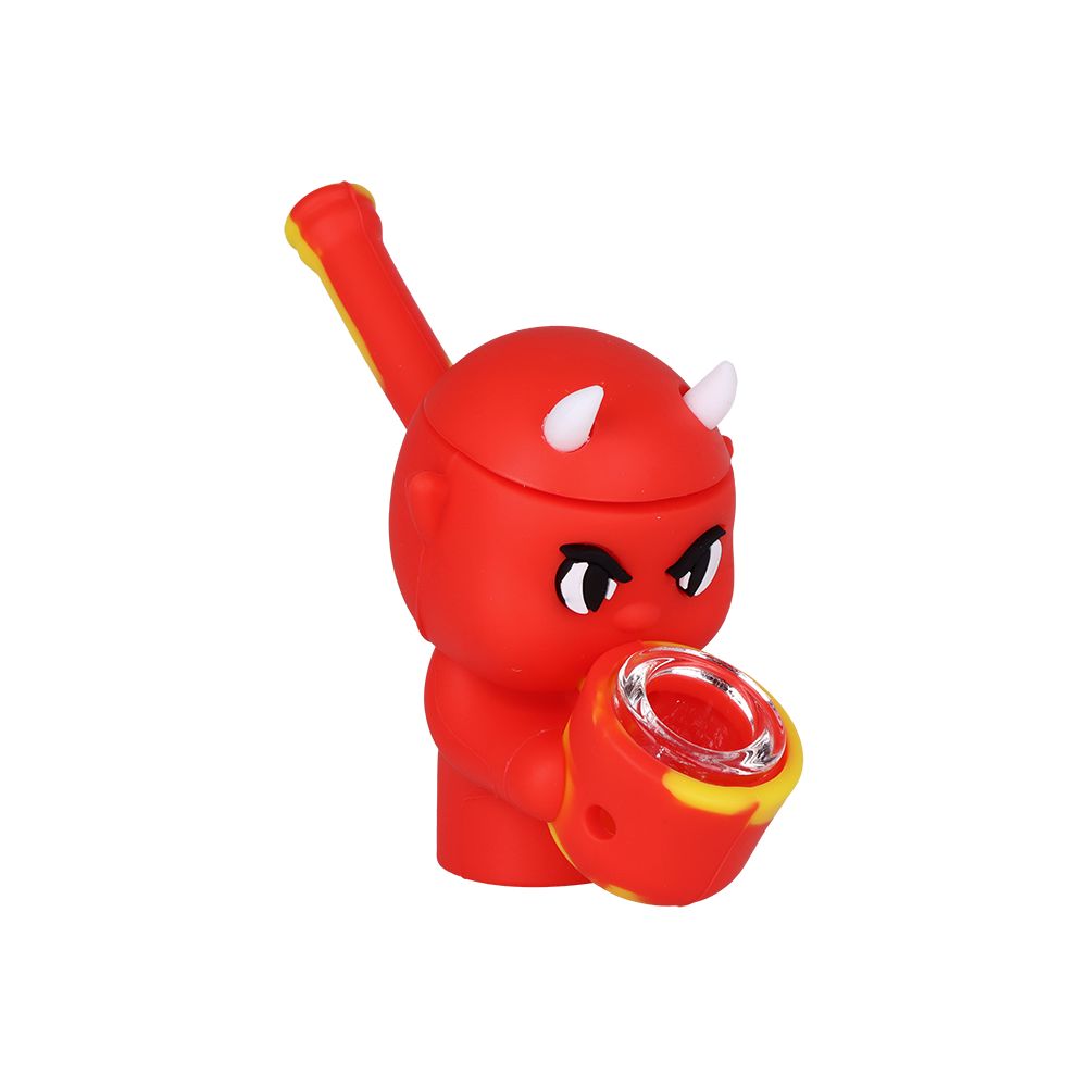 SeshGear Silicone Squad Secret Stash Hand Pipes 8ct - 4" / Assorted Designs