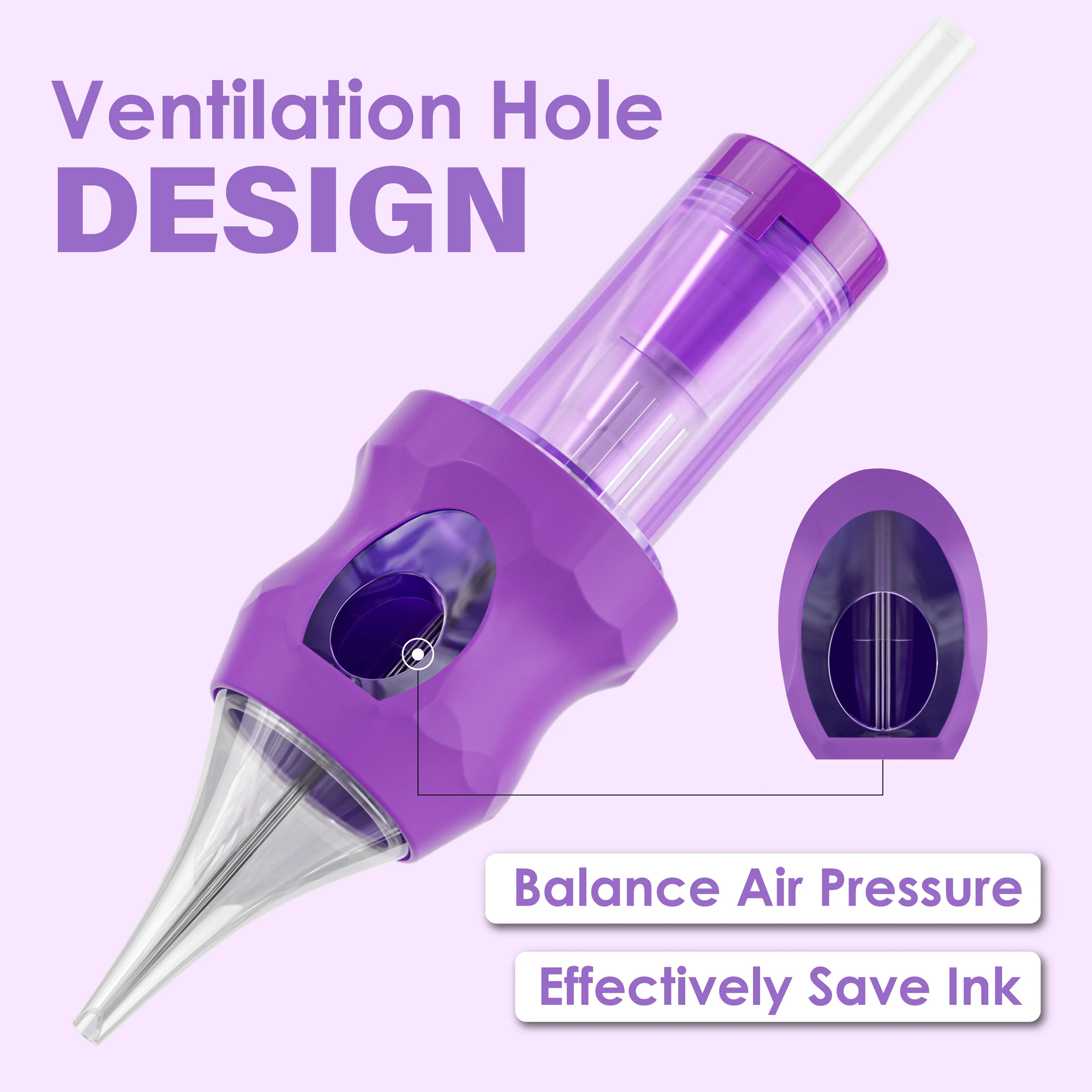 50Pcs Tattoo Cartridge Needles Assorted Mixed Size Round Liner Shader Curved/Round Mag Bugpin Standard RL RS RM M1 Tattoo Supply