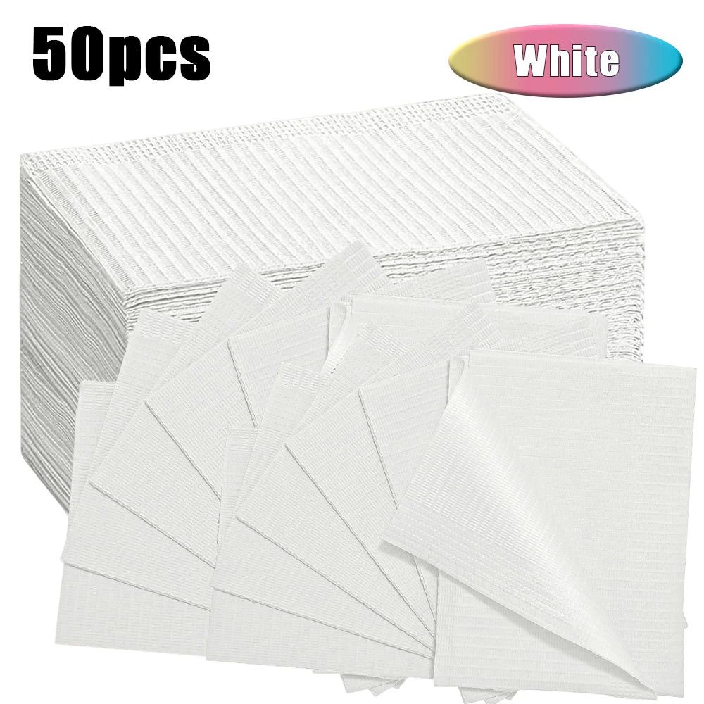 100/50/5pcs Disposable Waterproof Tattoo Clean Pad Wipes Dental