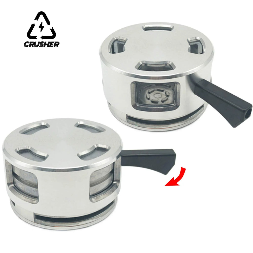 CRUSHER Metal Hookah Shisha Charcoal Holder with Handle Narguile Sheesha Water Pipe Chicha Кальян Bowls for Smoking Accessories