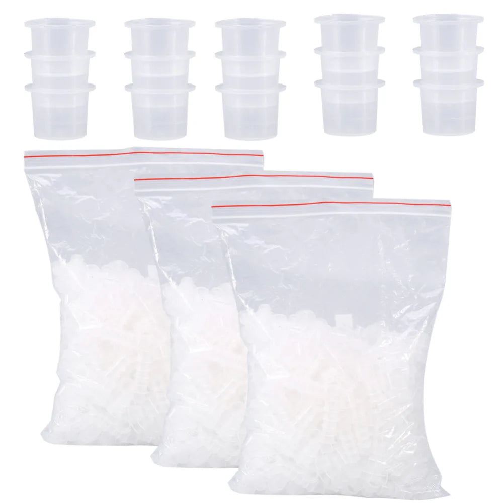 100pc S/M/L Plastic Disposable Microblading Tattoo Ink Cups Permanent