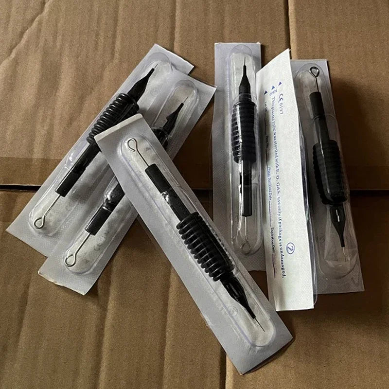 RL/RS/RM/M1/M2/F Sterile Disposable Tattoo Nozzle Needle Tips and Tube Grip Tattoo Needle Tattoo Machine Supplies 1pcs