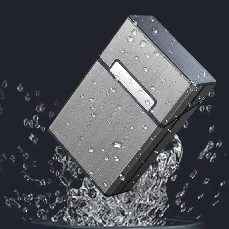 Portable Slim Aluminum Cigarette Case