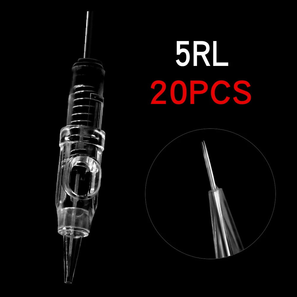 20Pcs Sterilized Tattoo Cartridge Needles 0.30MM PMU Permanent Eyebrow