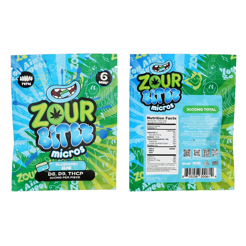 ZOUR BITEZ Micros | 3000mg | 6pc | 30pk Display