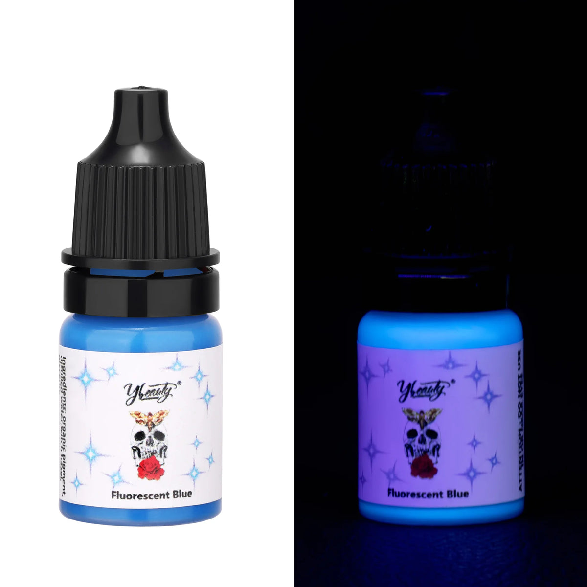 8-Color 5ml Fluorescent UV Tattoo Ink Kit