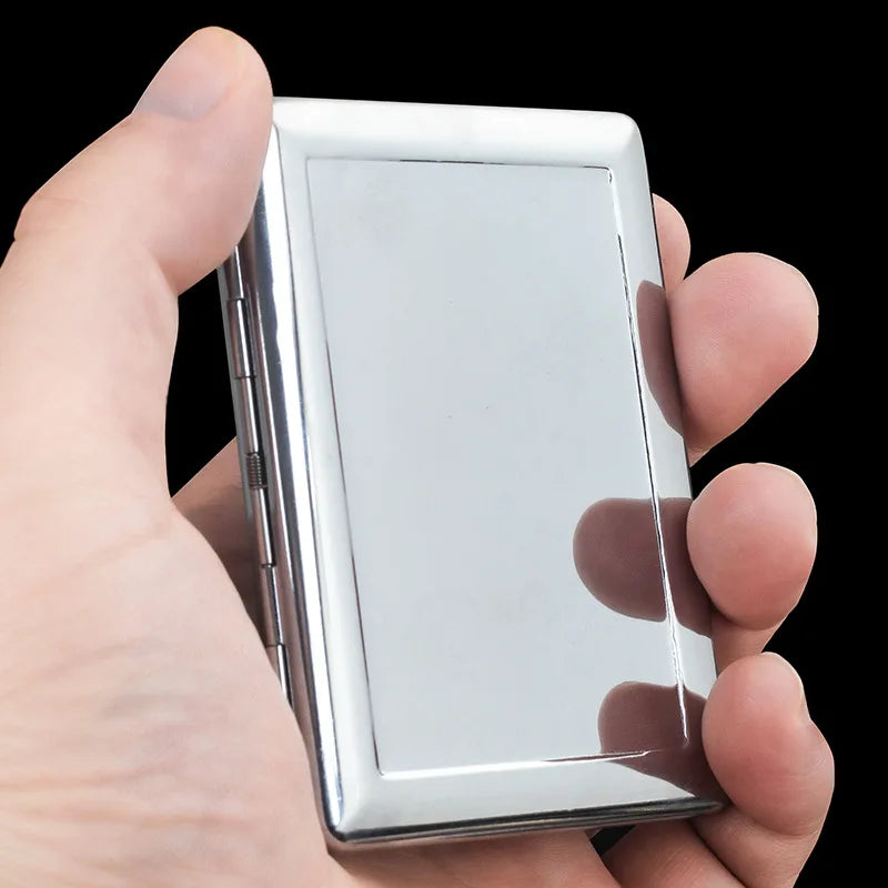 Personalized Flip Cover Coarse Metal Cigarette Case