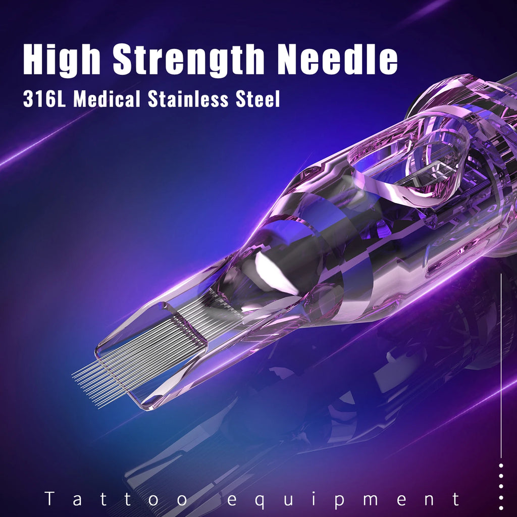 50/20/10PCS Tattoo Cartridge Needles Individual Package Professional
