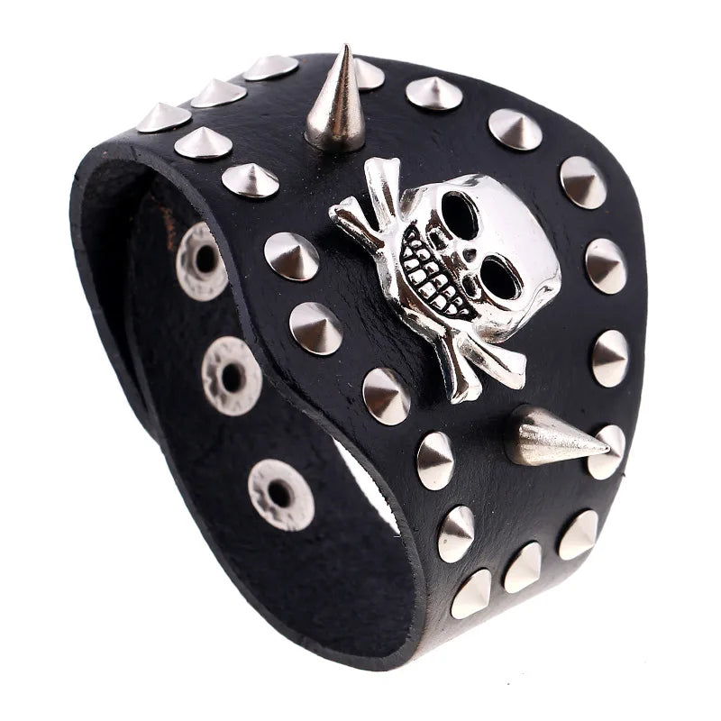 Leather Studded Bracelet