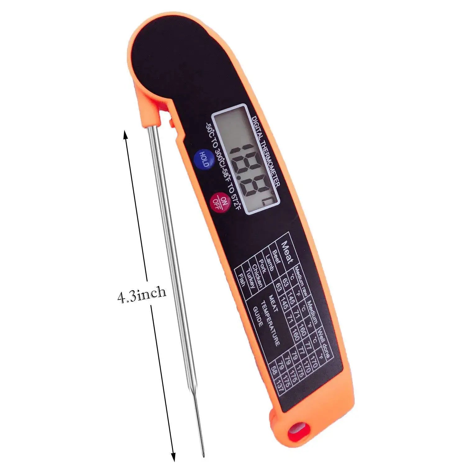 1 PCS Foldable Digital Food Thermometer  for Meat/Liquid/Fry Kitchen BBQ Electronic Oven Probe Kitchen Cooking Gauge Temp Tools