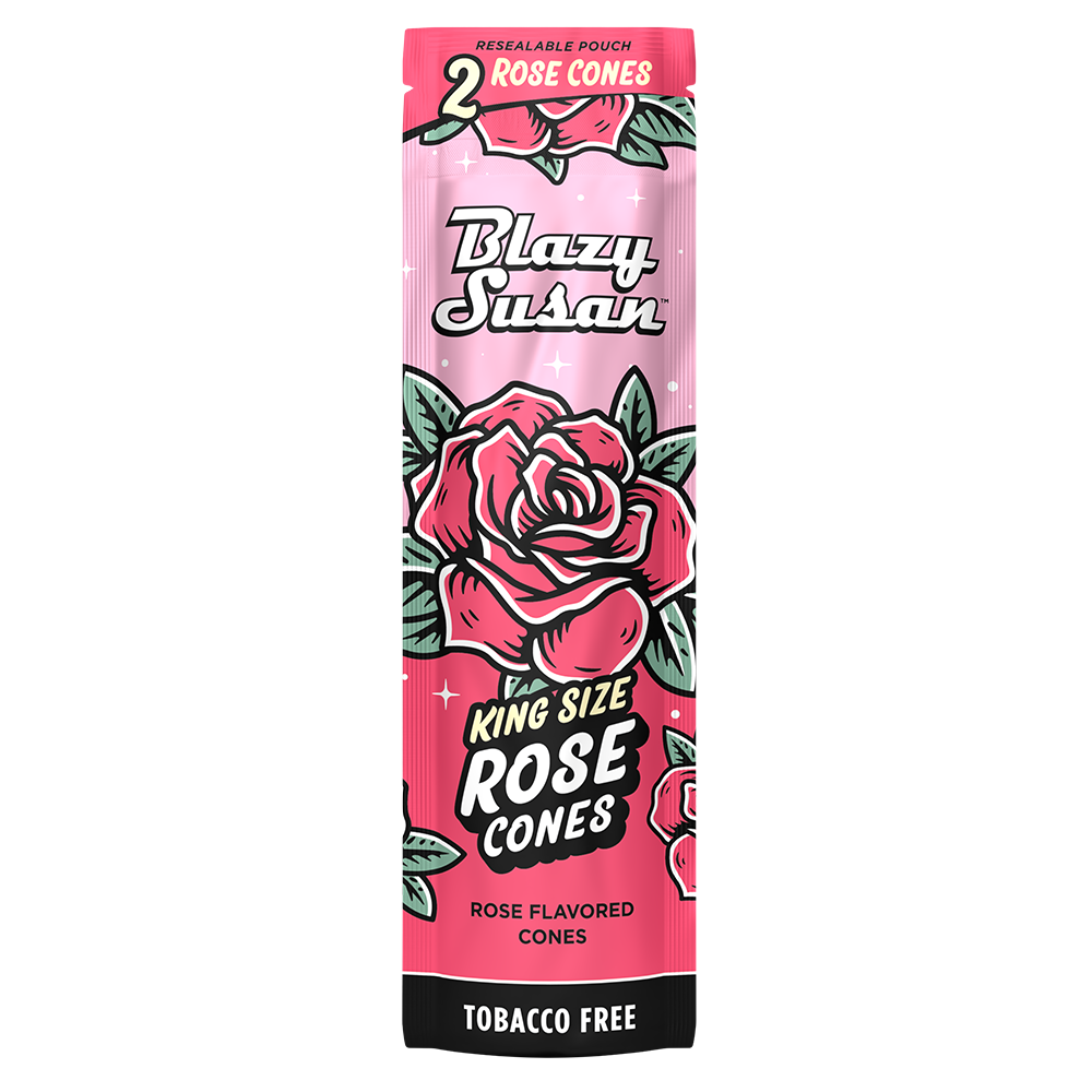 Blazy Susan King Size Pre-Rolled Rose Cones (Box of 10 x 2-Packs)
