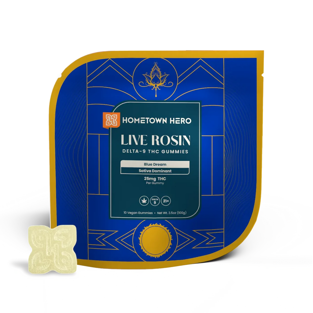 Hometown Hero - Delta 9 Live Rosin Gummies