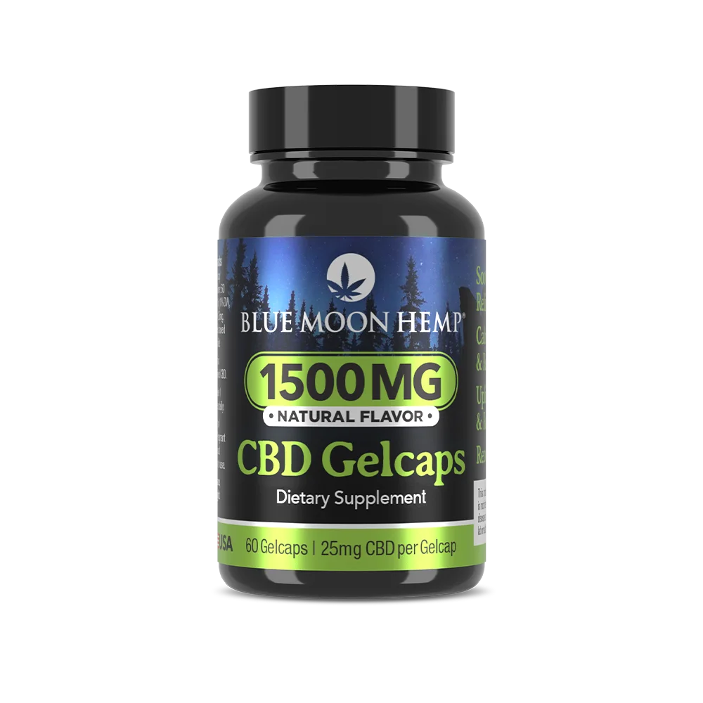 Blue Moon Hemp CBD Gel Caps 25mg