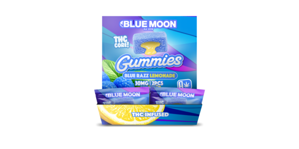 THC Infused Blue Razz Lemonade 30mg 40 PACKS