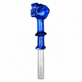 Oil Burner Skull (4 Inch) “Blue"