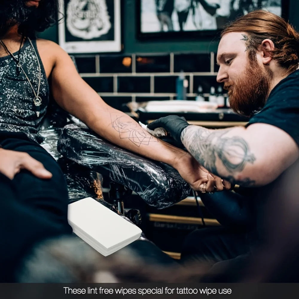 1/2/3pcs Disposable Tattoo Wipe Paper  Tattoo Cloth High-end Washing Gauze Permanent Makeup Cleanig Tattoo Supplies Accessories