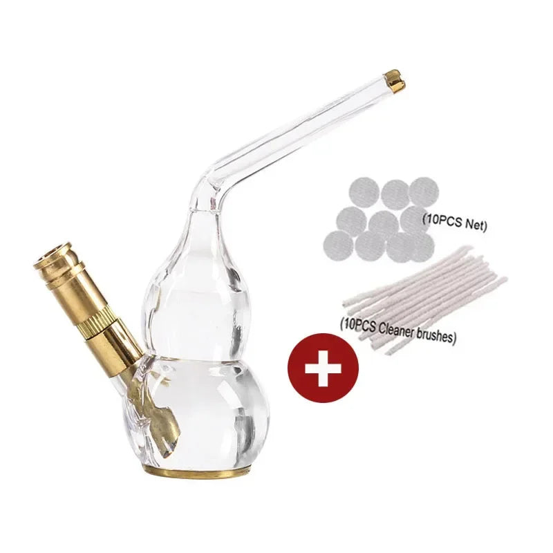 Metal Acrylic water Tabacco pipe Cleanable For 8mm 6mm Cigarette Holder Tar Filtration Microfilter Smoke Pipe Hookah mouthpieces