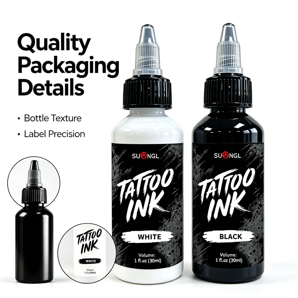 SUANGL 60ml White Tattoo Ink