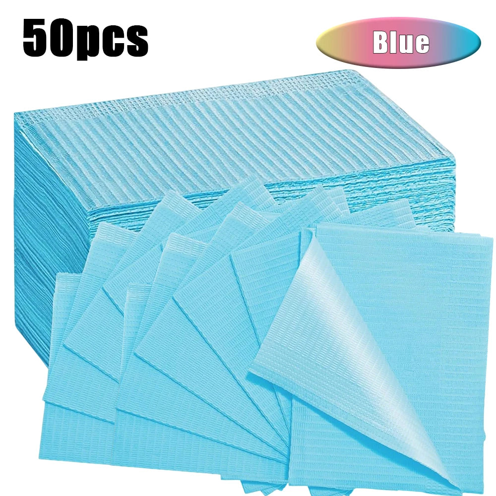 100/50/5pcs Disposable Waterproof Tattoo Clean Pad Wipes Dental