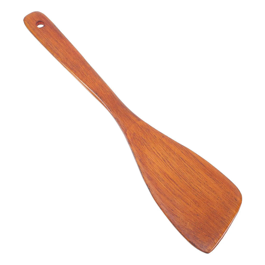 Wooden Spatula Nonstick Kitchen Utensils 12-Inch Ergonomic Right-Handed Turner for Stir-Frying Pancakes Eggs Cooking Tool