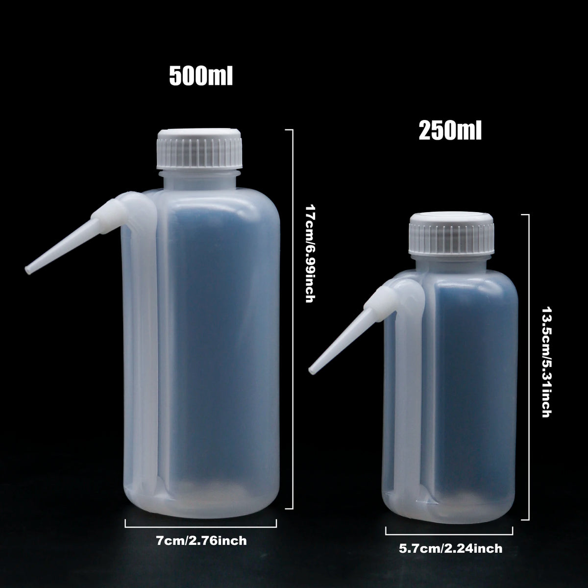 250/500ml Tattoo Wash Bottle Safety Rinse Bottle Watering Tools Tattoo