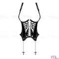 Black Gothic Lolita Corset Mini Dress