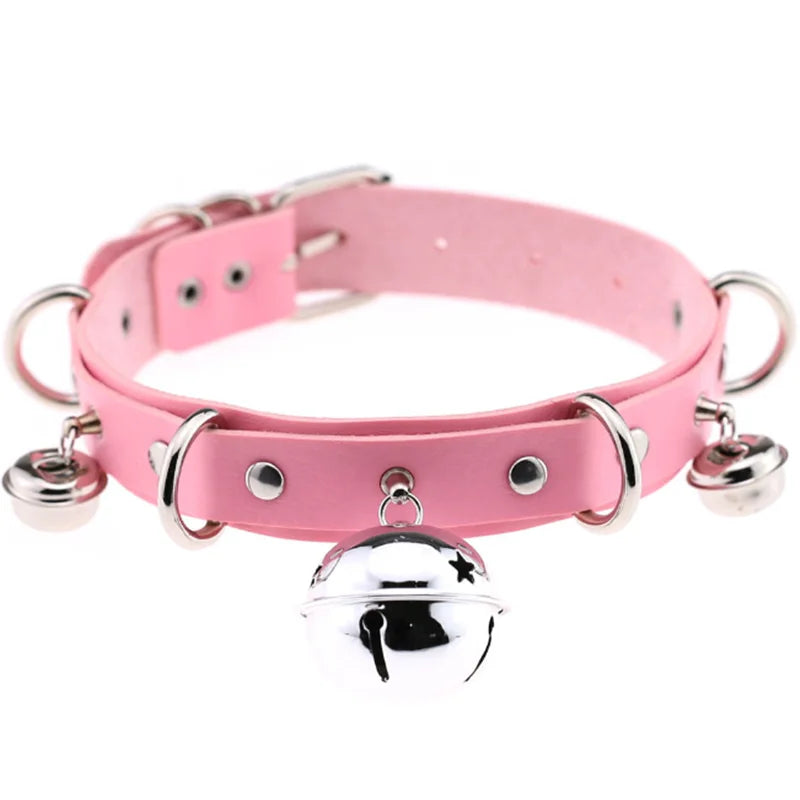 Punk Chain Heart Choker Collar