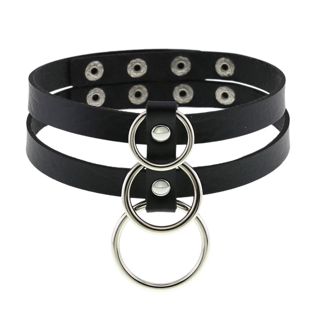 Gothic Punk Spike & Chain Choker Collection