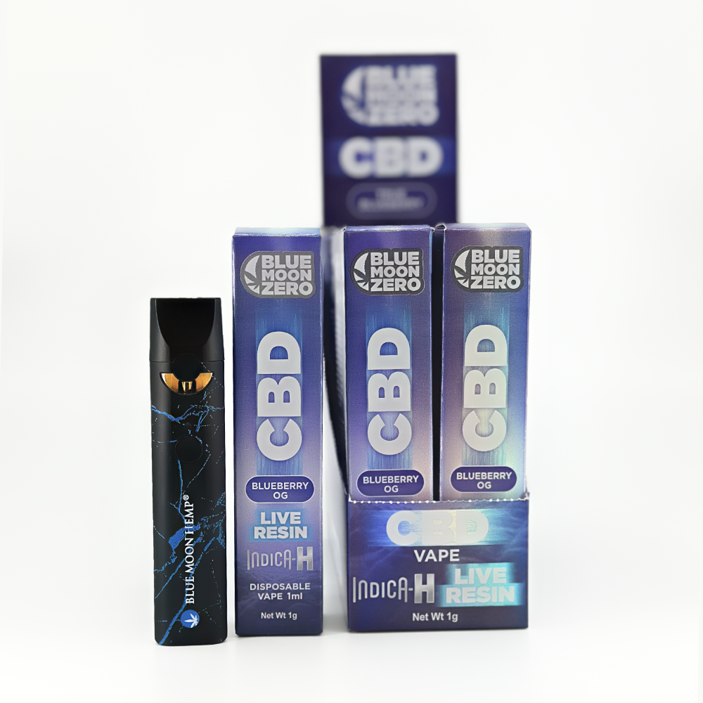 CBD Live Resin Disposable Vape Blueberry OG – 10 Pack