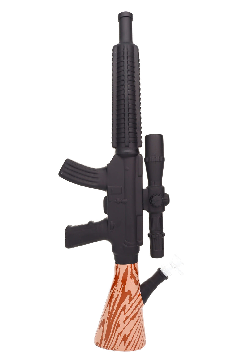 Rifle Beaker Bong “Countertop Cannon” – 24″ – Thick Glass