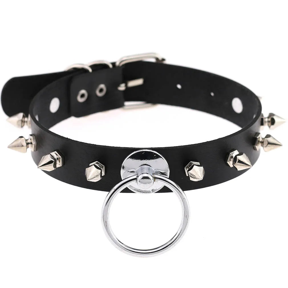Gothic Punk Spike & Chain Choker Collection