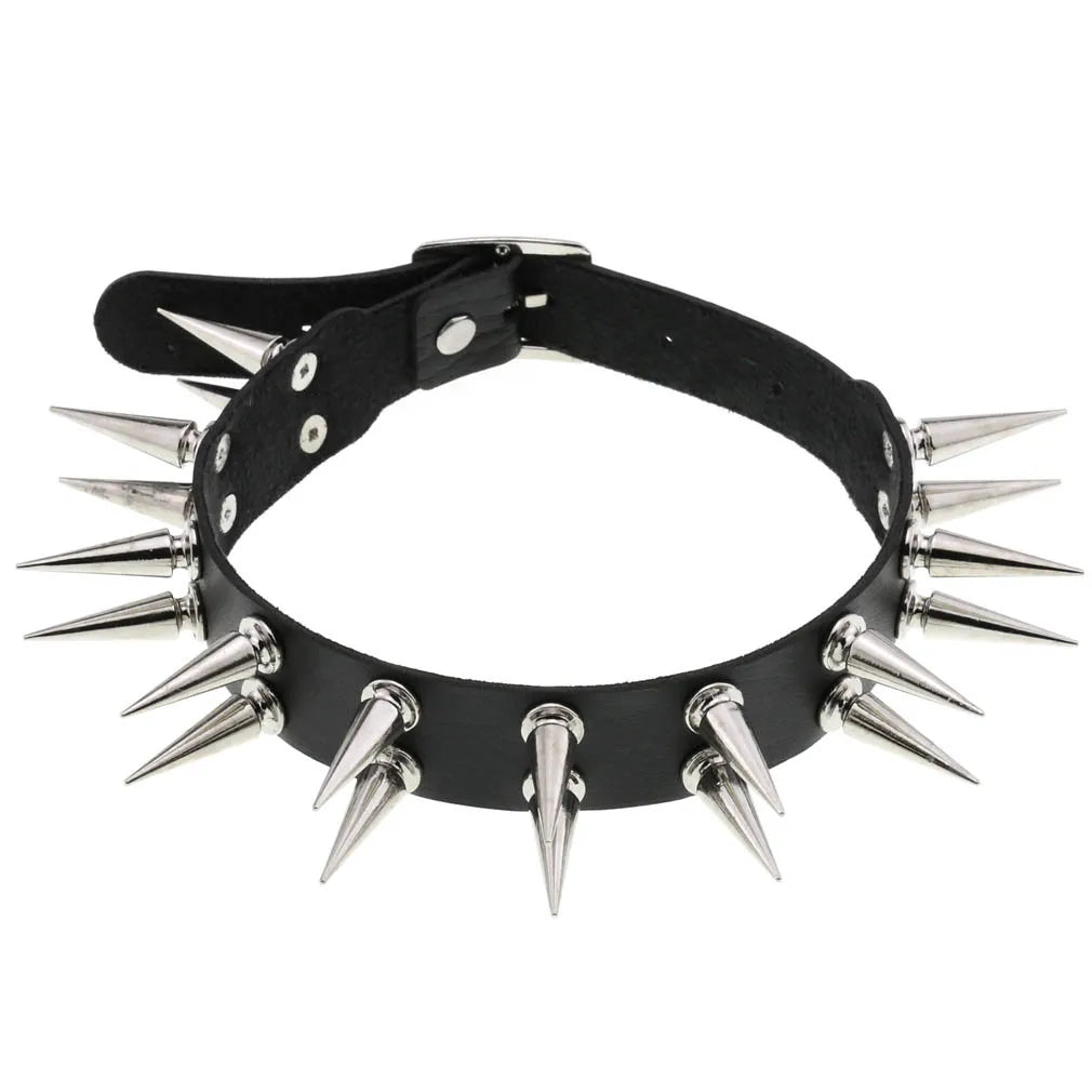 Gothic Punk Spike & Chain Choker Collection