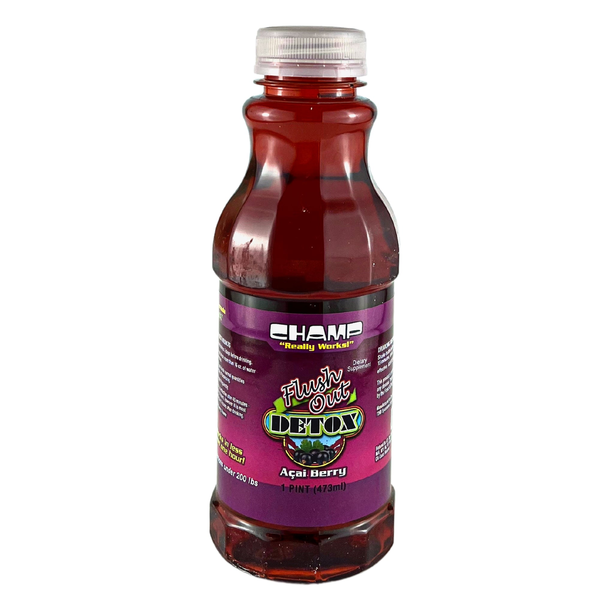 Champ Flush Out Detox — Acai Berry — 16 fl oz
